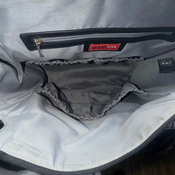 STORKSAK Black Leather St James Convertible Bag - Picture 5 of 10